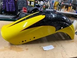 Harley Rear Fender Screamin Eagle Cvo Dyna 09 Fxdfse Sunrise Yellow Pearl. Fixed Price $499.95.