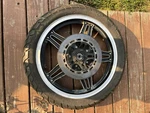 1982 Honda Nighthawk Front Wheel Rim W/brake Disc Rotor Oem. Fixed Price $125.00.