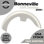 Bonneville Salt Denim 19" Reveal Wrapper Hugger Front Fender Fits Harley 09+. Fixed Price $649.00.