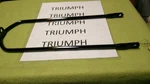 Vintage Used Triumph Fender Stay Black Paint 97-1678 Box (73). Fixed Price $44.95.