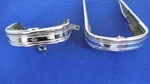 Genuine Harley Touring Front & Rear Fender Rails Chrome Bumper Inserts 1987-13. Fixed Price $150.00.