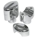 Choppers Chrome Hefty Mohawk 1.5 Handlebar Risers 1/4 1.25" Clamp Harley. Fixed Price $197.99.