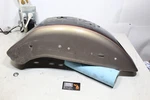00-07 Harley Softail Deuce Oem Rear Fender Wheel Cover Gold And Black. Fixed Price $165.00.