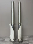 2000 Suzuki RM125 Showa Front Forks Shocks Twin Chamber Left Right 51104-36E80. Fixed Price $249.99.