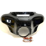 Genuine Harley 2014-2023 Touring Vivid Black Batwing Fairing 57000378DH. Fixed Price $175.00.