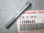 Kawasaki Fender Flanged Bolt KDX250 KMX125 KX/250/500 1985-04 Nos Oem 132G0645. Fixed Price $9.92.