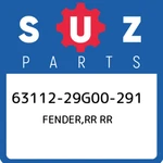 63112-29G00-291 Suzuki Fender,rr 6311229G00291, New Genuine Oem Part. Fixed Price $65.65.