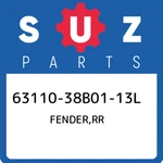 63110-38B01-13L Suzuki Fender,rr 6311038B0113L, New Genuine Oem Part. Fixed Price $486.14.