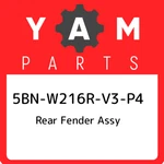 5BN-W216R-V3-P4 Yamaha Rear Fender Assy 5BNW216RV3P4, New Genuine Oem Part. Fixed Price $1015.39.