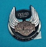 Harley Dyna Sportster Xl 883 1200 105TH Anniversary Fender Medallion Front Rear. Fixed Price $175.00.