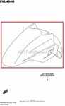 New Oem Suzuki Burgman Front Fender Fairing Gray Grey. Fixed Price $419.95.