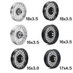 Fat Spoke Rear Wheel Rim For Harley Dyna Street Bob Wide Glide Fxdwg Low Rider. Fixed Price $279.59.