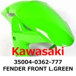 New Kawasaki Genuine 2017-2023 Ninja ZX-10R Fender Front L.green 35004-0362-777. Fixed Price $224.99.