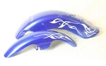 New Set Honda Rebel Front And Rear Fenders Blue 85 To 2015. Fixed Price $148.00.