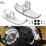 Chrome Front & Rear Fender Tip Mudguard Trim For Harley Heritage Springer Flsts. Fixed Price $72.98.