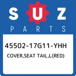 45502-17G11-YHH Suzuki Cover,seat Tail,l(red) 4550217G11YHH, New Genuine Oem Par. Fixed Price $231.54.