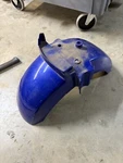 2007 07-11 Yamaha C3 XF50 Forward Front Wheel Rim Tire Fender Flair Blue. Fixed Price $69.99.