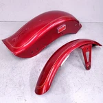 Harley-davidson 1996 Softail Springer Rear And Front Fender Set Red 59176-93. Fixed Price $595.00.