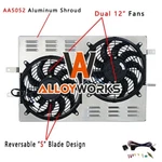 Aluminum Radiator Shroud+fan Fit 1997-04 Ford Mustang Gt Svt Cobra 4.6L/5.4L V8.. Fixed Price $99.00.