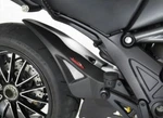 Ducati Diavel 11-2018 Matt Black & Silver Mesh Rear Hugger By Powerbronze. Fixed Price $167.25.