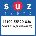 47100-35F20-0JW Suzuki Cover Assy,frame(white) 4710035F200JW, New Genuine Oem Pa. Fixed Price $2054.82.