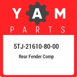 5TJ-21610-80-00 Yamaha Rear Fender Comp 5TJ216108000, New Genuine Oem Part. Fixed Price $118.12.