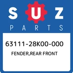 63111-28K00-000 Suzuki Fender,rear Front 6311128K00000, New Genuine Oem Part. Fixed Price $68.34.