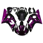 Pink Flame Black Fairings For Yamaha YZF600 R6 1998-2002 Abs Plastic Bodywork. Fixed Price $390.95.