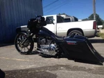 6 Down And Out Bags Kit For Harley Softail Touring Bikes. Fixed Price $499.95.