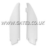 Suzuki RMX450 2010-2022 White Polisport Plastic Front Lower Fork Guards. Fixed Price $33.60.