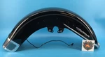 Used Oem Harley-davidson Fender Front Vivid Black Silver Pinstripe 58900077BHY #. Fixed Price $420.00.