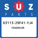 63113-29F41-YJ4 Suzuki Fender,rr 6311329F41YJ4, New Genuine Oem Part. Fixed Price $127.80.