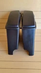 4" Extended Stretched Saddlebags And Lids Included For Harley Davidson 96-2013. Fixed Price $299.00.