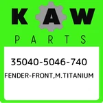 35040-5046-740 Kawasaki Fender-front,m.titanium 350405046740, New Genuine Oem Pa. Fixed Price $1166.57.