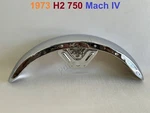 1972-1973 Kawasaki Triple Mach Iv Front Fender. H2A 750CC Mud Guard. Fixed Price $239.00.