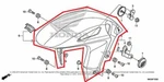 New Oem Honda Front Fender Black. Fixed Price $197.00.
