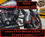 Oem 2020 Harley Cvo Street Glide Front Fender Landmark Lv Smoky Gray/black Hole. Fixed Price $699.95.