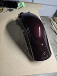 Harley-davidson 2019 Cvo Street Glide Rear Fender Wineberry / Black Forest Oem. Fixed Price $320.00.