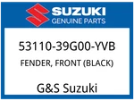 Suzuki Oem Part 53110-39G00-YVB Fender, Front (black). Fixed Price $290.44.