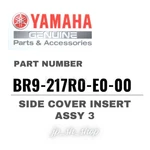 Yamaha Genuine Oem Parts Side Cover Insert Assy 3 BR9-217R0-E0-00 For YZ450F. Fixed Price $216.95.