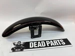 Harley Sportster Dyna Fxr Black W/ Burgundy Ps 39MM Narrow Glide Front Fender. Fixed Price $90.00.