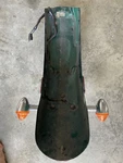 Rear Triumph Mudguard 2002 T100 Bonneville - Green. Fixed Price $95.00.