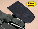 Black Leather Rear Fender Skin Bib Flame For Harley Touring Flht Fltr 1997-2018. Fixed Price $18.98.