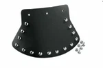 Drag Specialties Medium 9.5 X 6.5 Mud Flap Chrome Studs Studded Harley Davidson. Fixed Price $21.95.