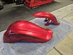 Yamaha Raider Matching Front And Rear Fenders. Fixed Price $500.00.