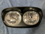 Harley Davidson Road Glide Duel Headlight Bucket W/bezel Part # 67775-10. Fixed Price $75.00.