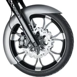 Russ Wernimont Rwd 19" Front Wrapper Fender 6" LS-3 Flared Harley Flh/t 14-20. Fixed Price $305.99.