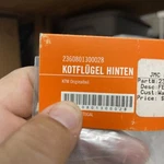 Ktm Husqvarna 85SX TC85 Oem Rear Fender 2360801300028 Brand New 85CC Supermini. Fixed Price $40.00.