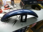 2003 93-15 Harley Softail Dyna Wide Glide Oem Front Fender Blue No Dents. Fixed Price $149.99.