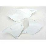 Ufo Plastics Side Number Plates For Suzuki White SU02946-041. Fixed Price $26.84.